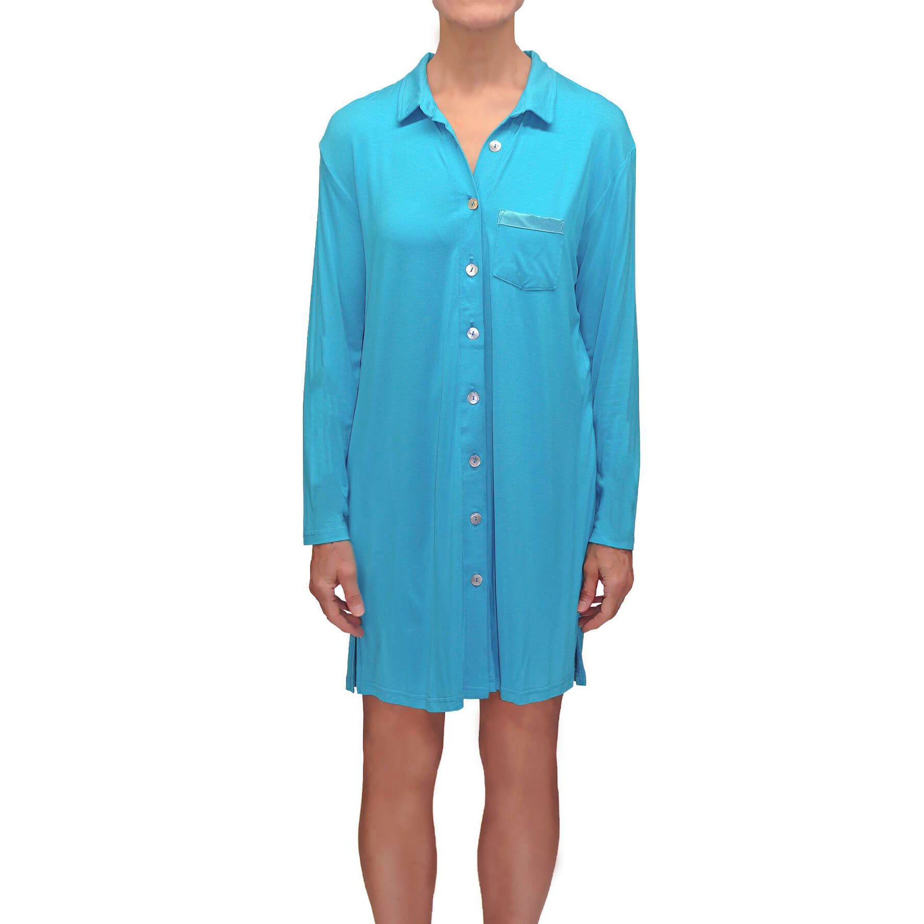 - Lounge Mystique Megan Shirt | Blue Malta Intimates Knit